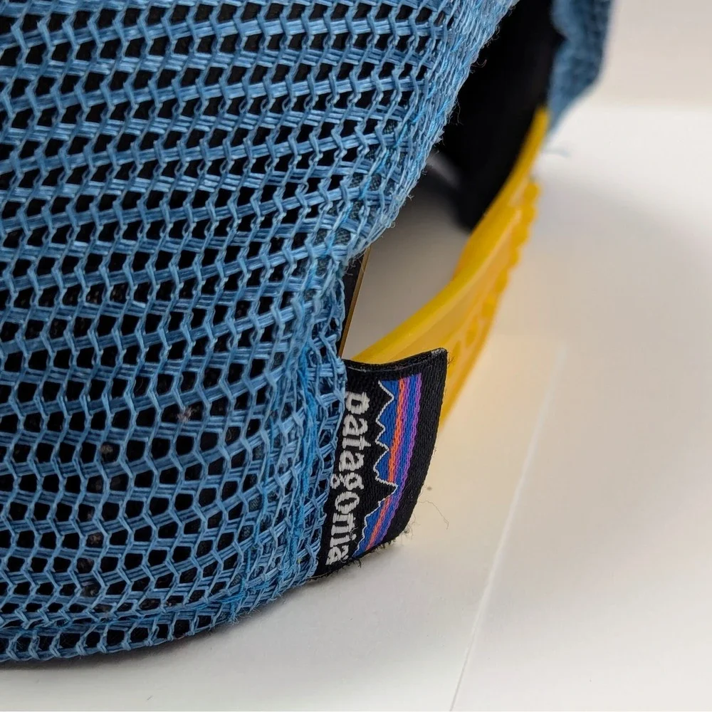 Patagonia‎ Heritage Fitz Roy Master Chief Tobago Blue 2014 VTG Mesh Trucker Hat